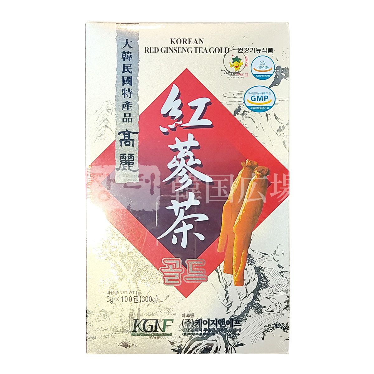 KGNF 高麗 紅参茶 GOLD (3gx100包入) | 韓国広場e-shop本店