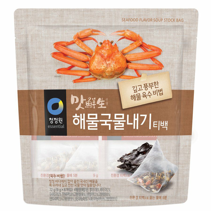 清浄園 マッ鮮生だしパック (魚介) 72g (9gX8) | 韓国広場e-shop本店