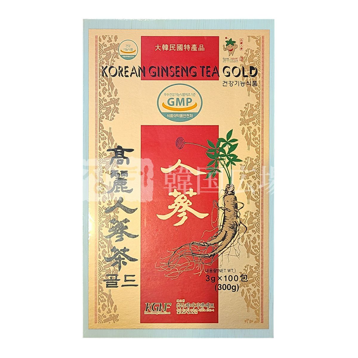 KGNF 高麗人参茶 GOLD (3gx100包 入) | 韓国広場e-shop本店