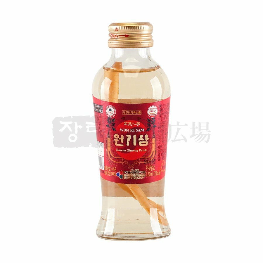WONKISAM 人参ドリンク 120ml BOX (10本入) | 韓国広場e-shop本店