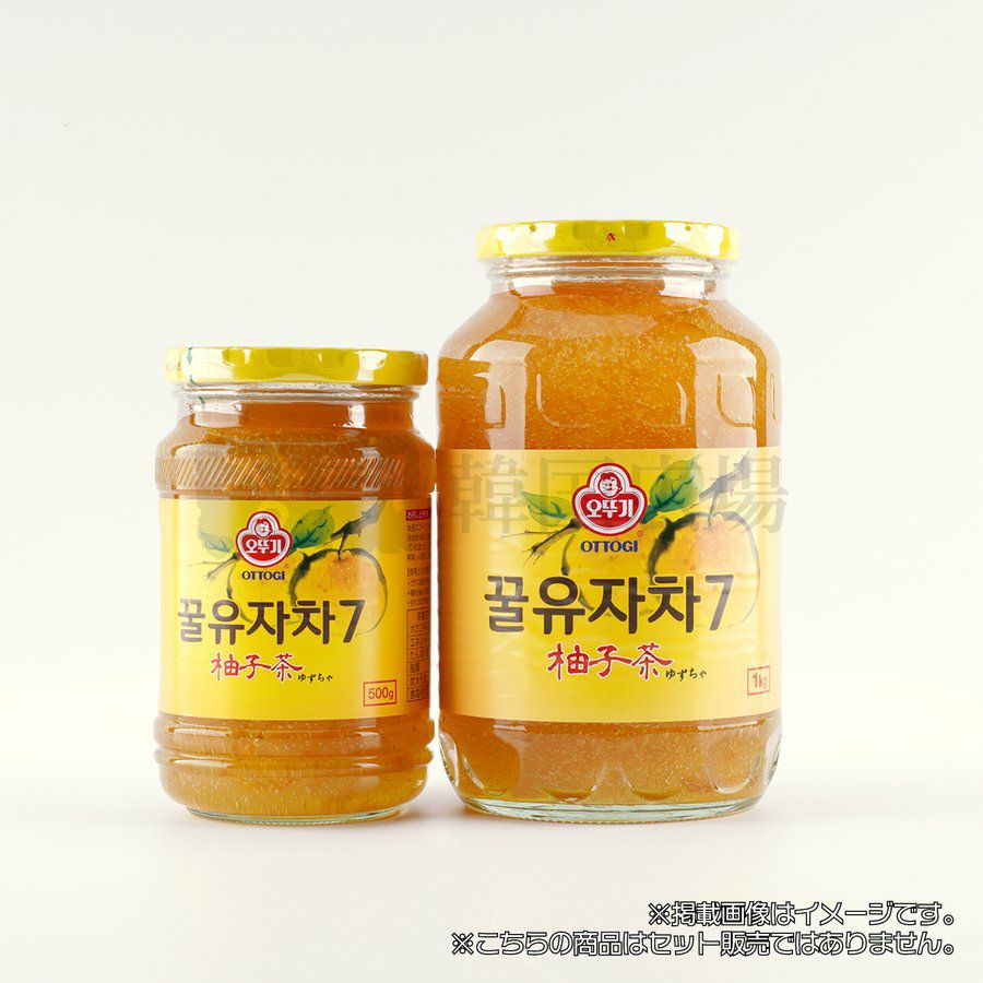 ゆちゃぽ オットゥギ 蜂蜜柚子茶 7(セブン) 500g | 韓国広場e-shop本店