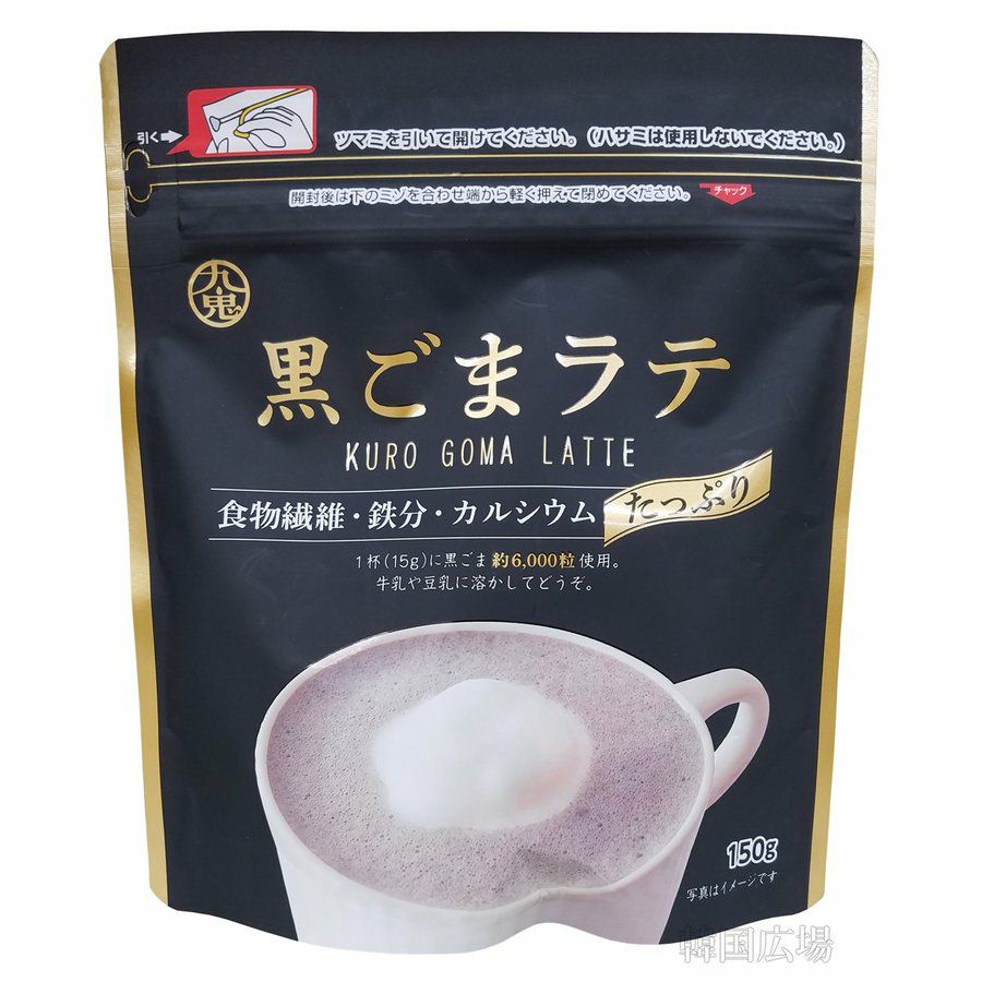 九鬼 黒ゴマラテ 150g | 韓国広場e-shop本店