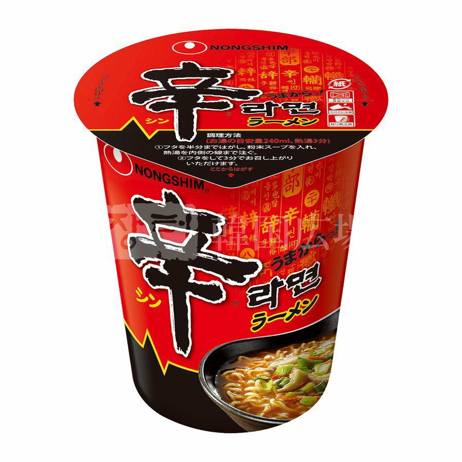 農心 (小カップ) 辛ラーメン 68g 日本語版 | 韓国広場e-shop本店