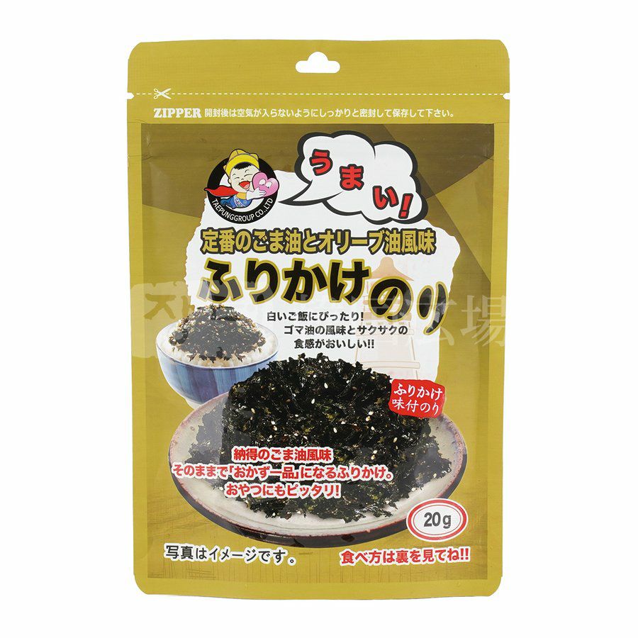 カントリーテ―ブル(のりＰ) テプン ふりかけのり ごま油&オリーブ油風味 20g | 韓国広場e-shop本店