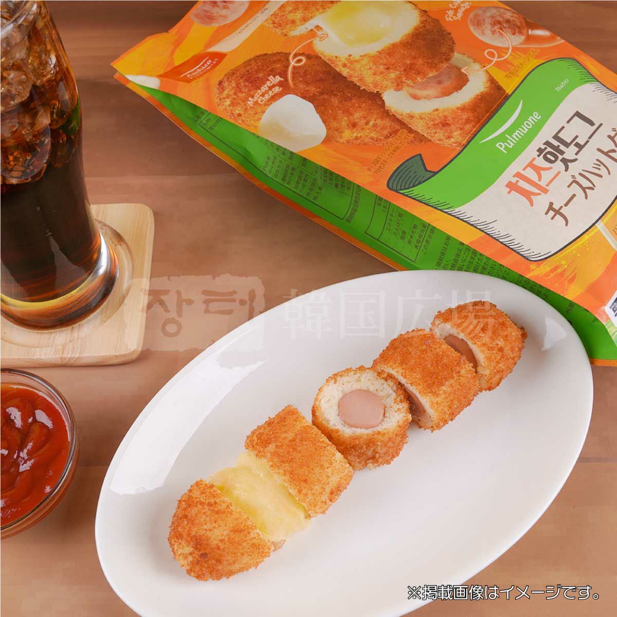 冷凍 プルムウォン チーズハットグ (80gX3本入) | 韓国広場e-shop本店