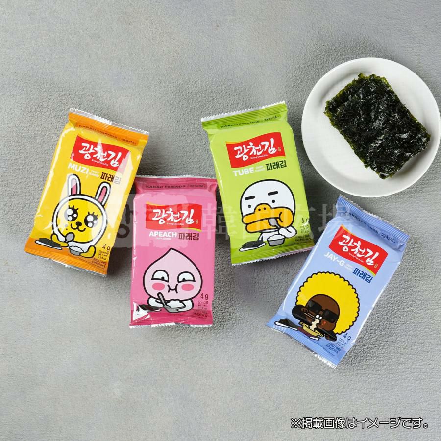 カカオフレンズ味付けのり (9切8枚4袋) | 韓国広場e-shop本店