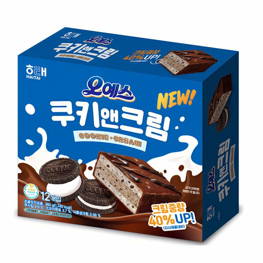 ヘテ Oh!Yes クッキー＆クリーム 360g | 韓国広場e-shop本店