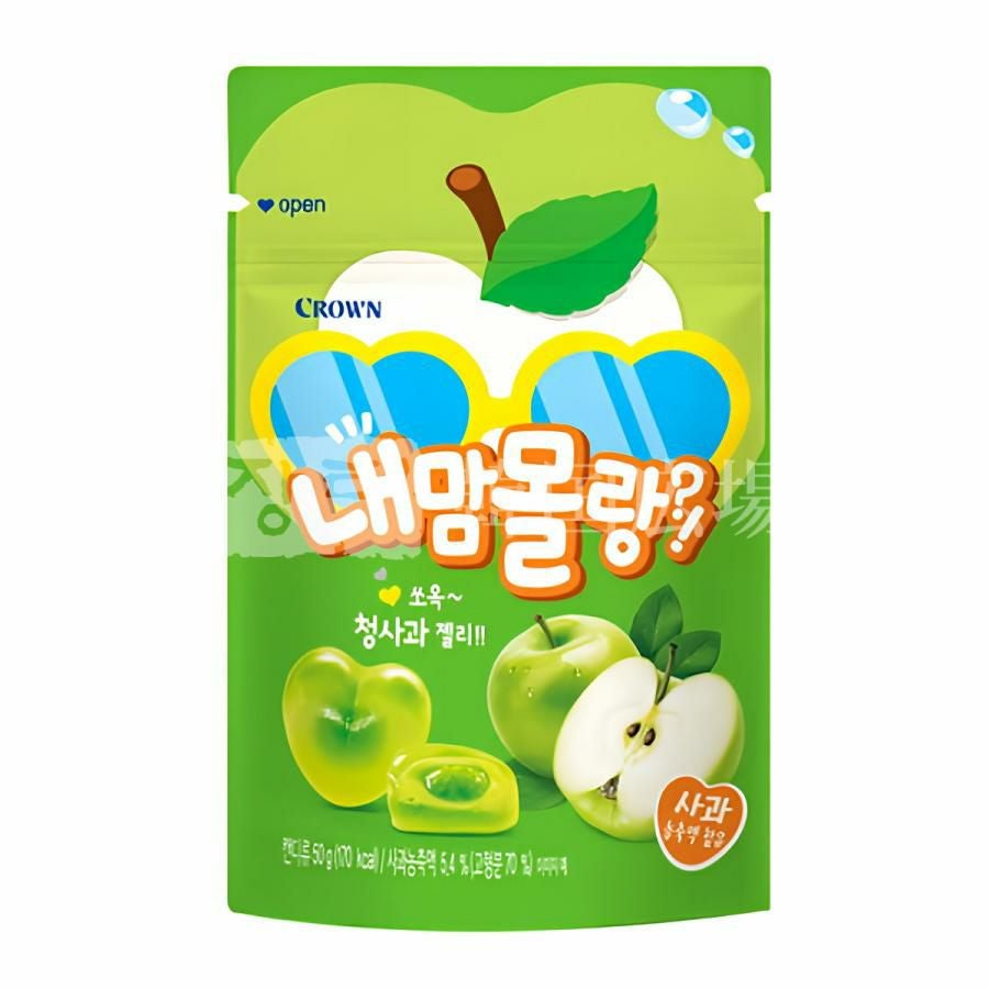 クラウン ネマムモランゼリー 青りんご味 50g | 韓国広場e-shop本店