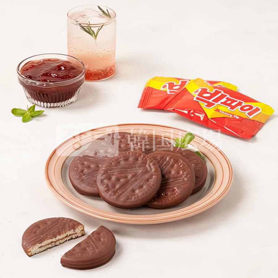 クラウン ビックパイ イチゴ味 216g | 韓国広場e-shop本店