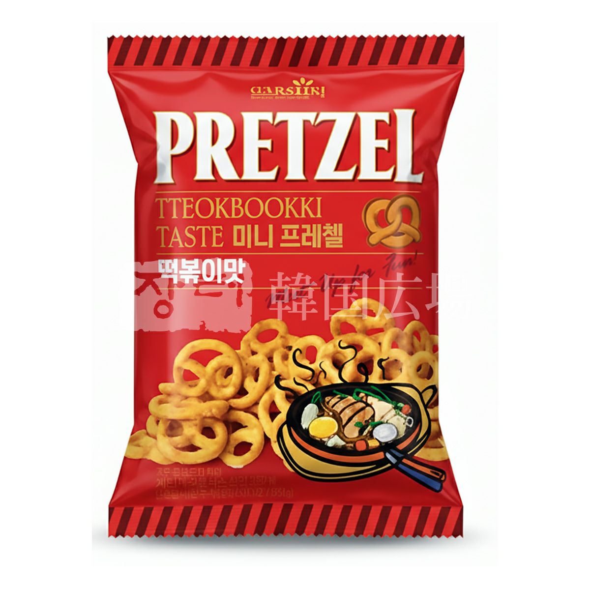 SAMJIN]プレッツェル トッポキ味 70g/24入 | 韓国広場e-shop本店