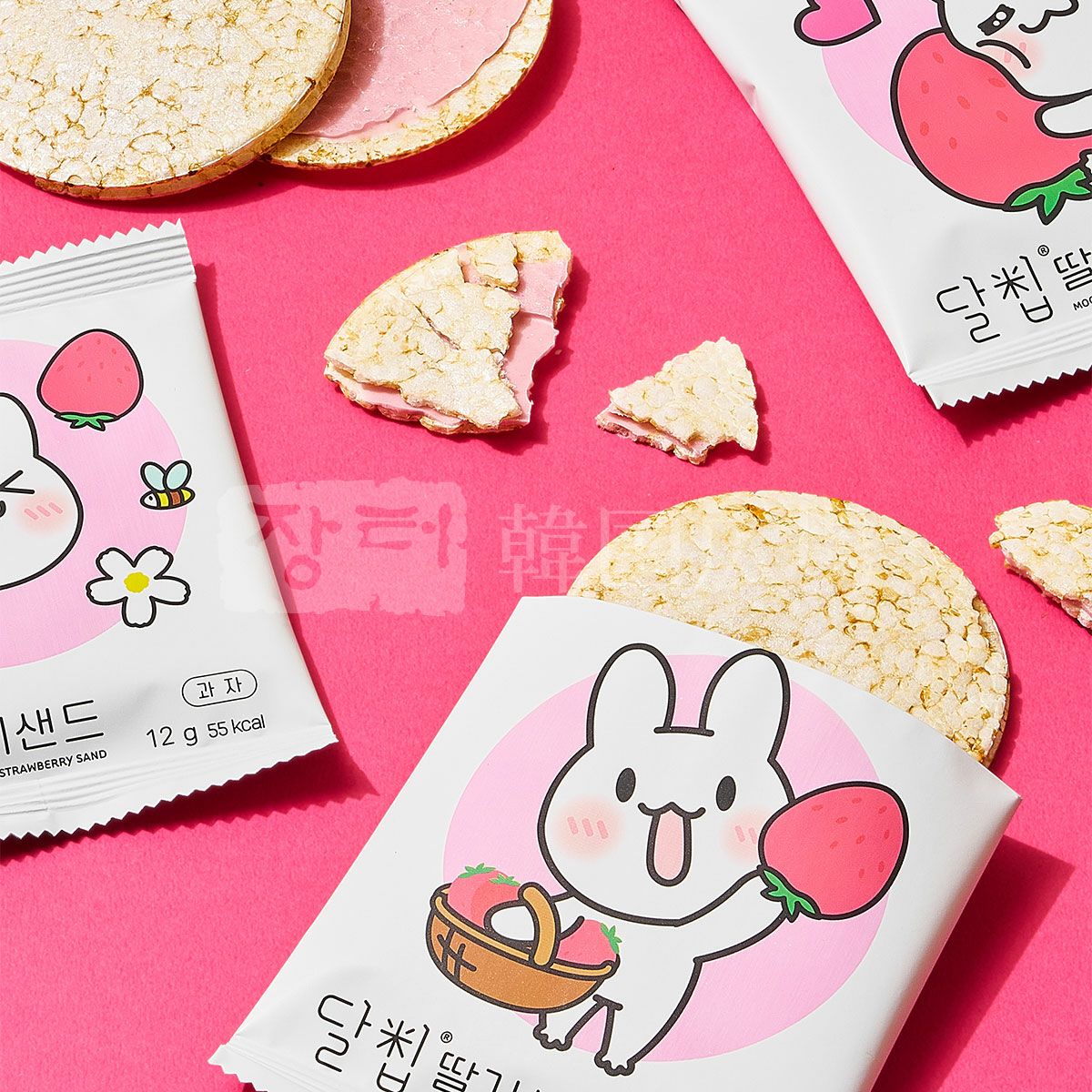 ダルチップ いちごサンド 48g (12gx4枚入) | 韓国広場e-shop本店