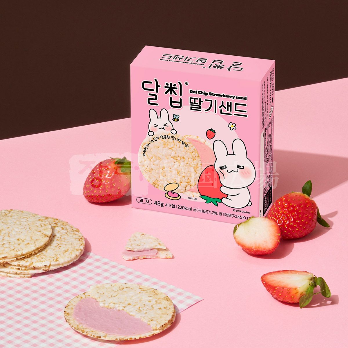 ダルチップ いちごサンド 48g (12gx4枚入) | 韓国広場e-shop本店