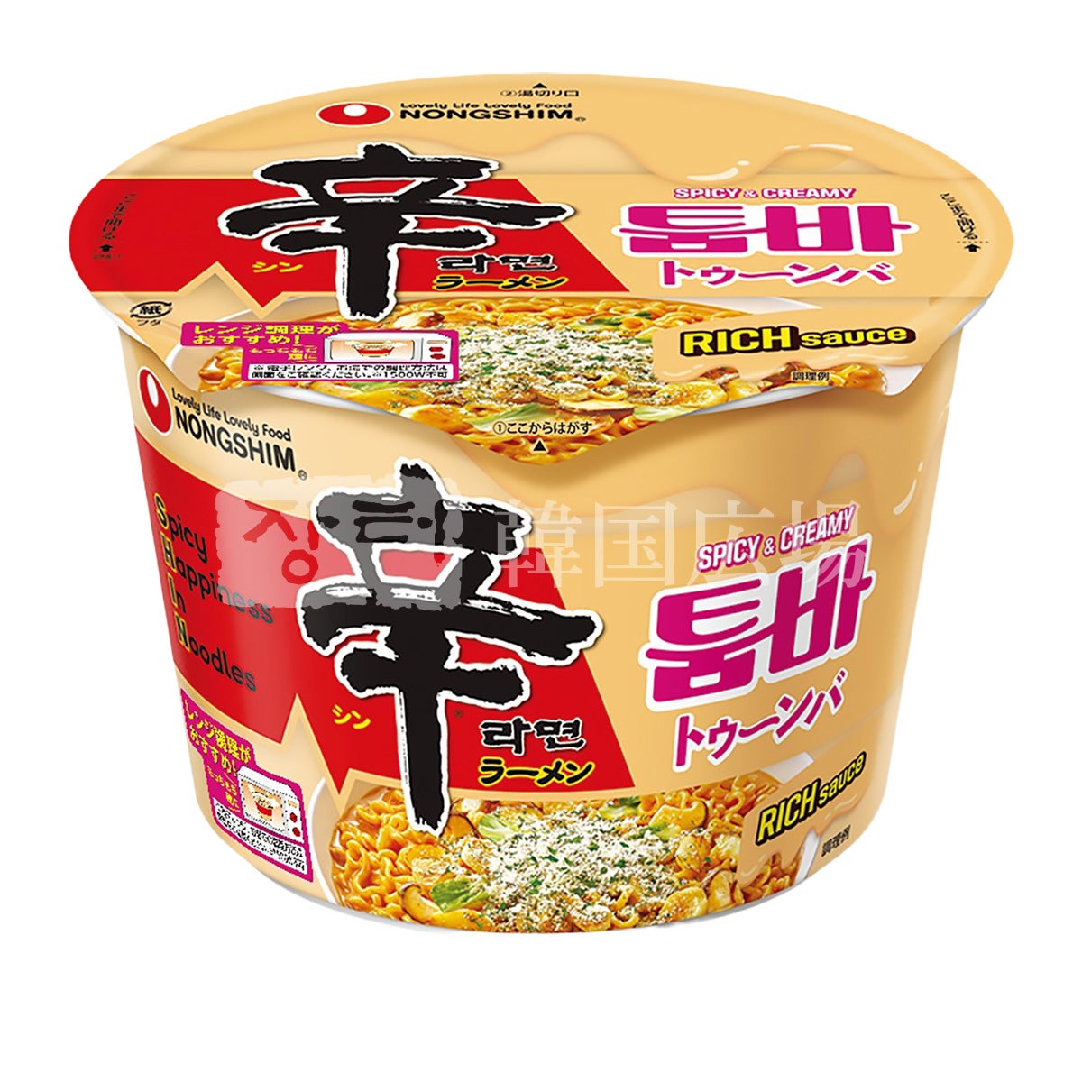 農心 (大カップ) 辛ラーメントゥーンバ 113g | 韓国広場e-shop本店