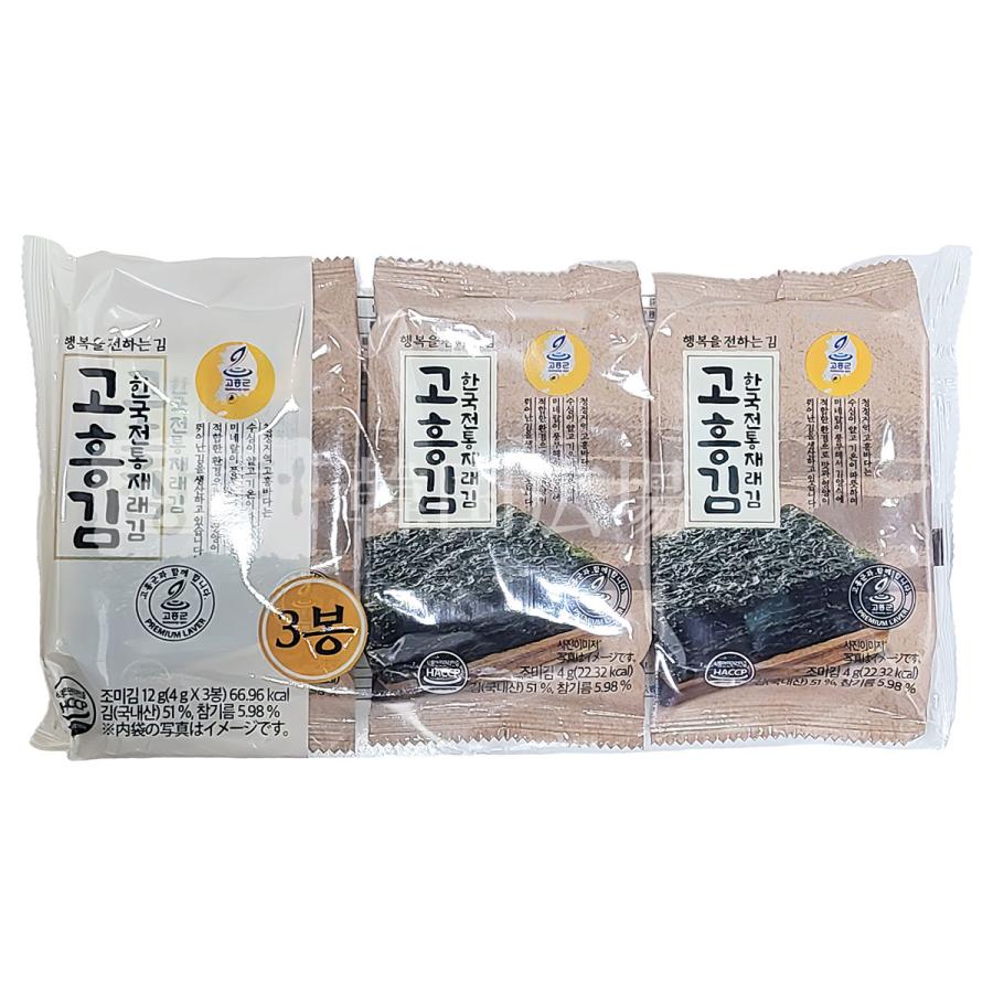 高興 弁当のり 3P (8切8枚) / ゴフン | 韓国広場e-shop本店