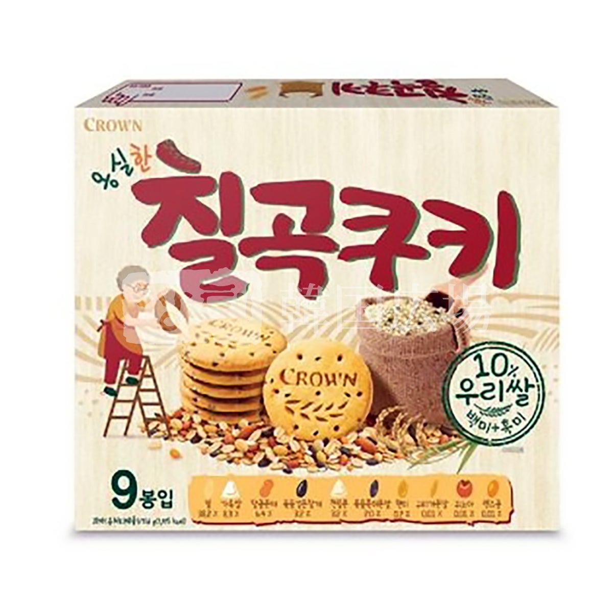 クラウン 七穀クッキー 216g | 韓国広場e-shop本店