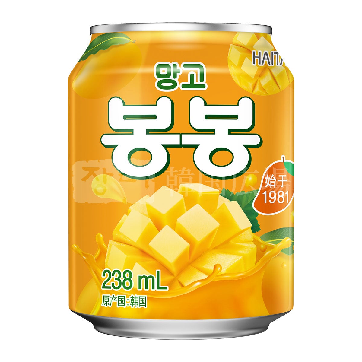 ヘテ 【マンゴ】 ボンボン ジュース 238ml (缶) | 韓国広場e-shop本店